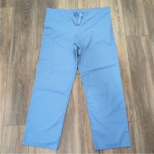 Cherokee Workwear Ceil Blue Scrubs Pants Unisex SZ M Hospital Medical